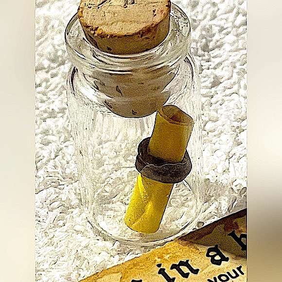 Message in a bottle vintage novelty Collectible - Picture 2 of 4